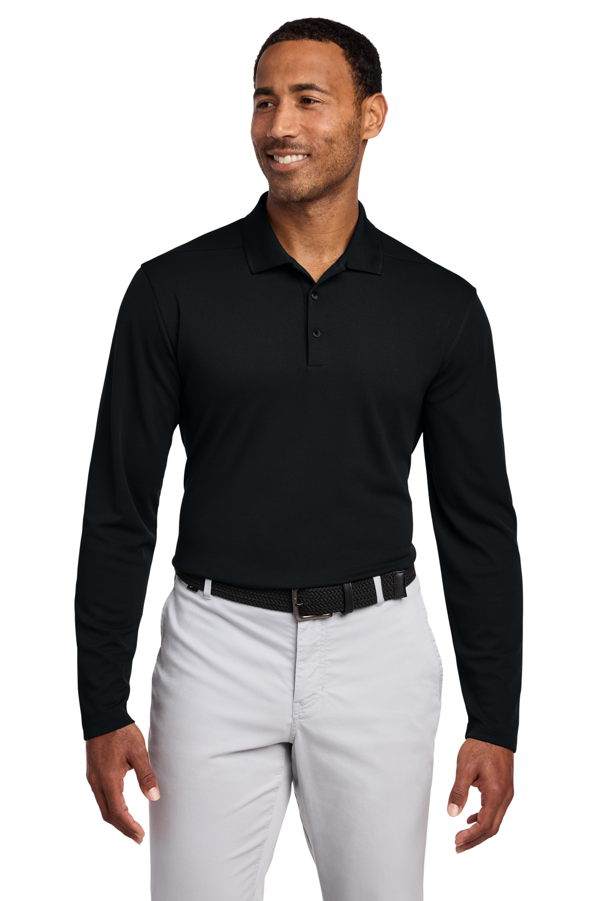 Polo - Nike Dri-FIT Micro Pique 2.0 Long Sleeve Polo - NKDC2104
