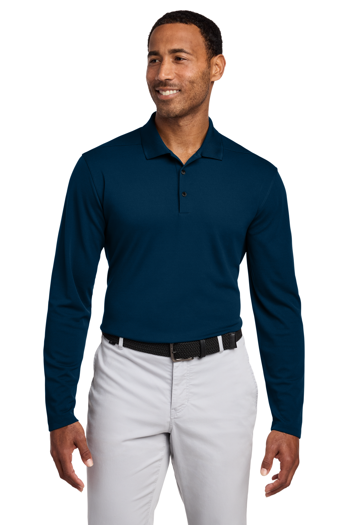 Polo - Nike Dri-FIT Micro Pique 2.0 Long Sleeve Polo - NKDC2104