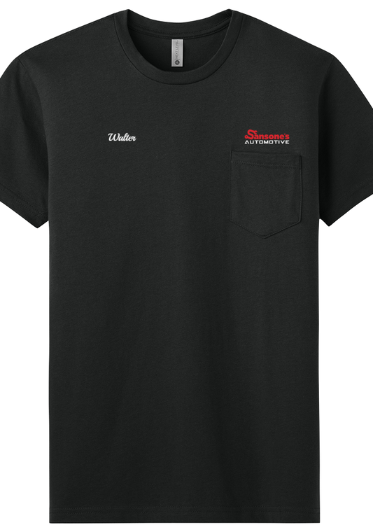 Premium Pocket T-Shirt - Next Level Apparel® Cotton Tee NL3605 - Sansone's Automotive