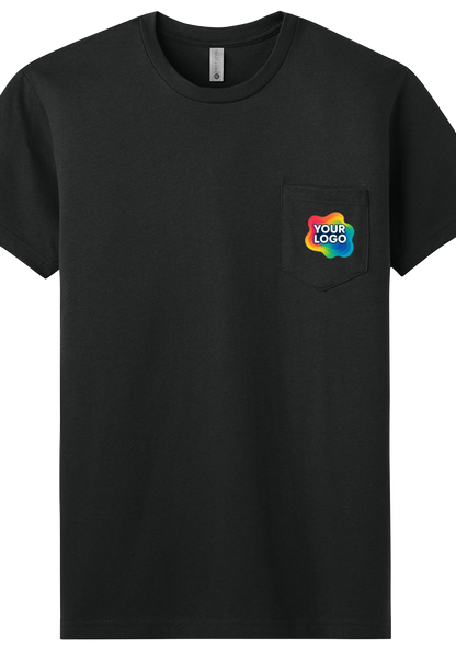 Economy Pocket T-Shirt - Port & Co. Core Blend Pocket Tee PC55P - Technician Tees