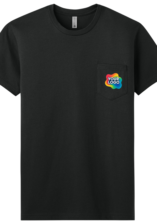 Economy Pocket T-Shirt - Port & Co. Core Blend Pocket Tee PC55P - Technician Tees