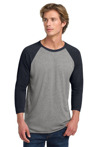 T-Shirt - Next Level Apparel® Adult Tri-Blend 3/4-Sleeve Raglan Tee - NL6051