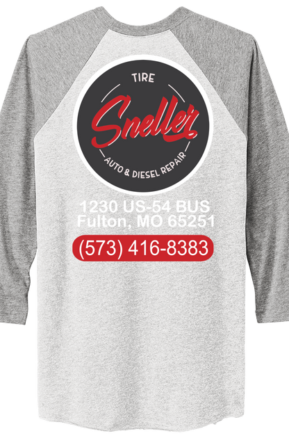 T-Shirt - Next Level Apparel® Adult Tri-Blend 3/4-Sleeve Raglan Tee - NL6051 - Sneller Tire and Auto