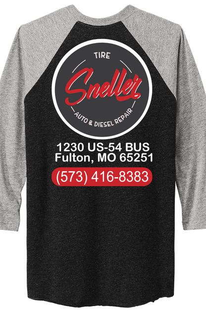T-Shirt - Next Level Apparel® Adult Tri-Blend 3/4-Sleeve Raglan Tee - NL6051 - Sneller Tire and Auto