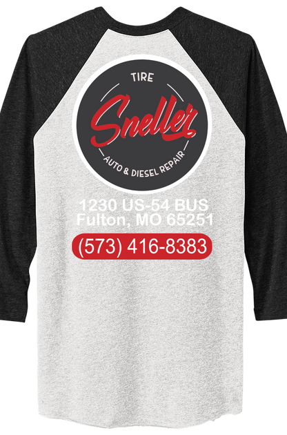T-Shirt - Next Level Apparel® Adult Tri-Blend 3/4-Sleeve Raglan Tee - NL6051 - Sneller Tire and Auto