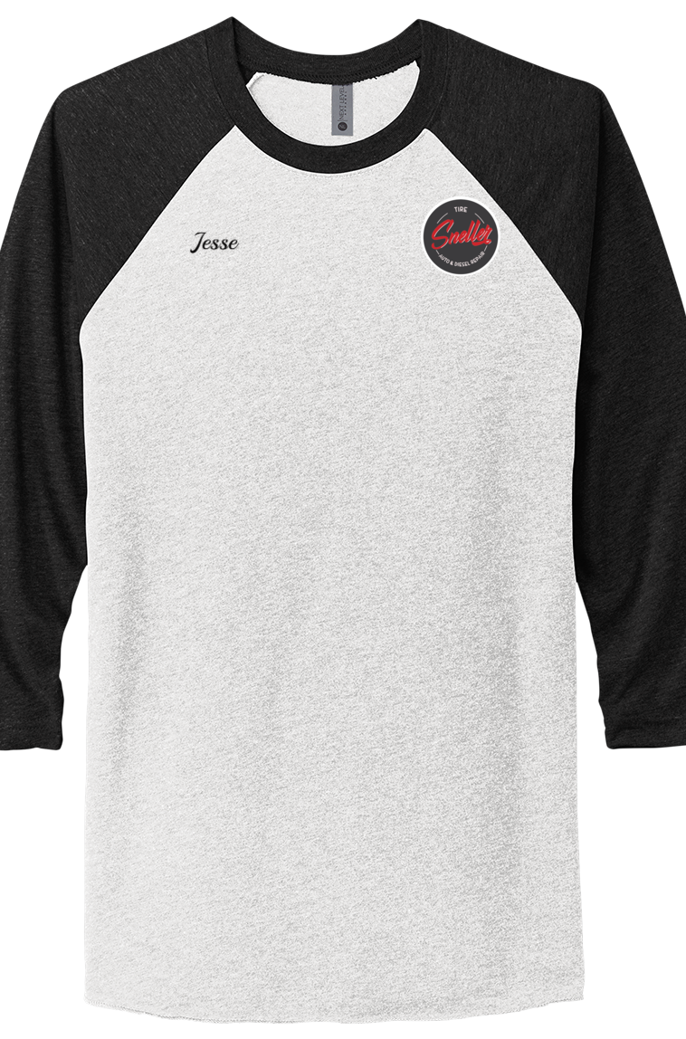 T-Shirt - Next Level Apparel® Adult Tri-Blend 3/4-Sleeve Raglan Tee - NL6051 - Sneller Tire and Auto