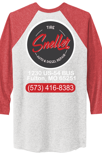 T-Shirt - Next Level Apparel® Adult Tri-Blend 3/4-Sleeve Raglan Tee - NL6051 - Sneller Tire and Auto