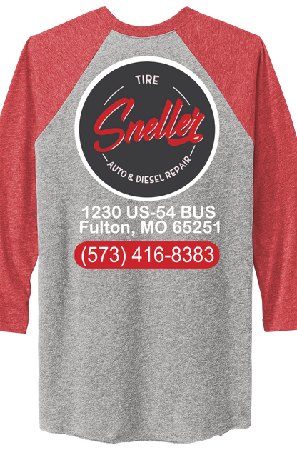 T-Shirt - Next Level Apparel® Adult Tri-Blend 3/4-Sleeve Raglan Tee - NL6051 - Sneller Tire and Auto