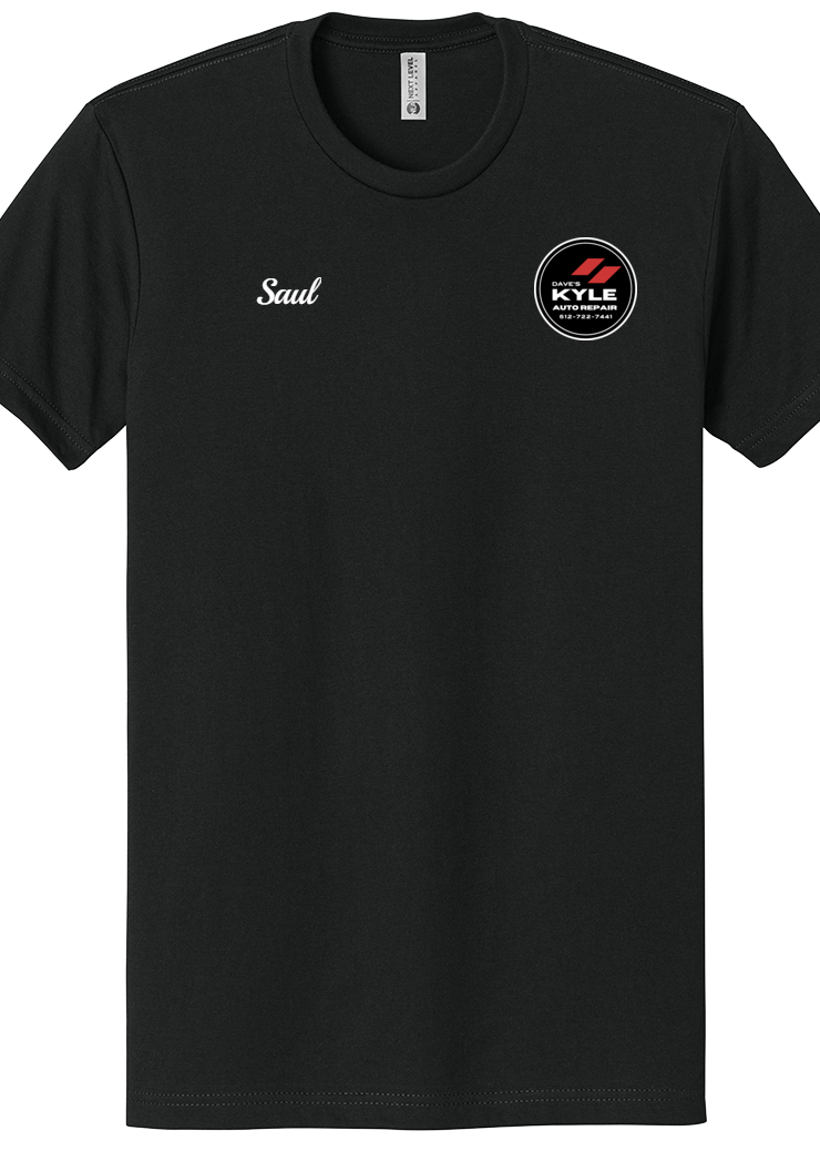 Premium T-Shirt - Next Level Apparel Unisex CVC Tee NL6210 - Dave's Kyle Auto Repair