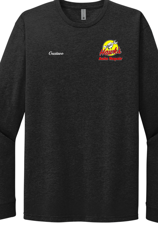 Premium T-Shirt - Long Sleeve - Next Level Apparel® Unisex CVC Tee NL6211 - Hawks Auto Repair