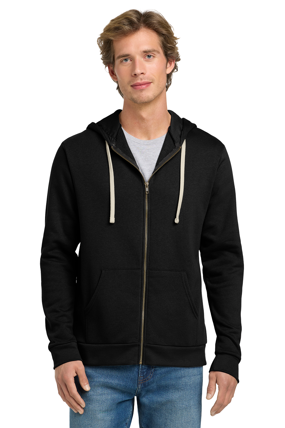Premium Hoodie Full Zip -  Next Level Apparel Unisex Santa Cruz Zip Hoodie - NL9602