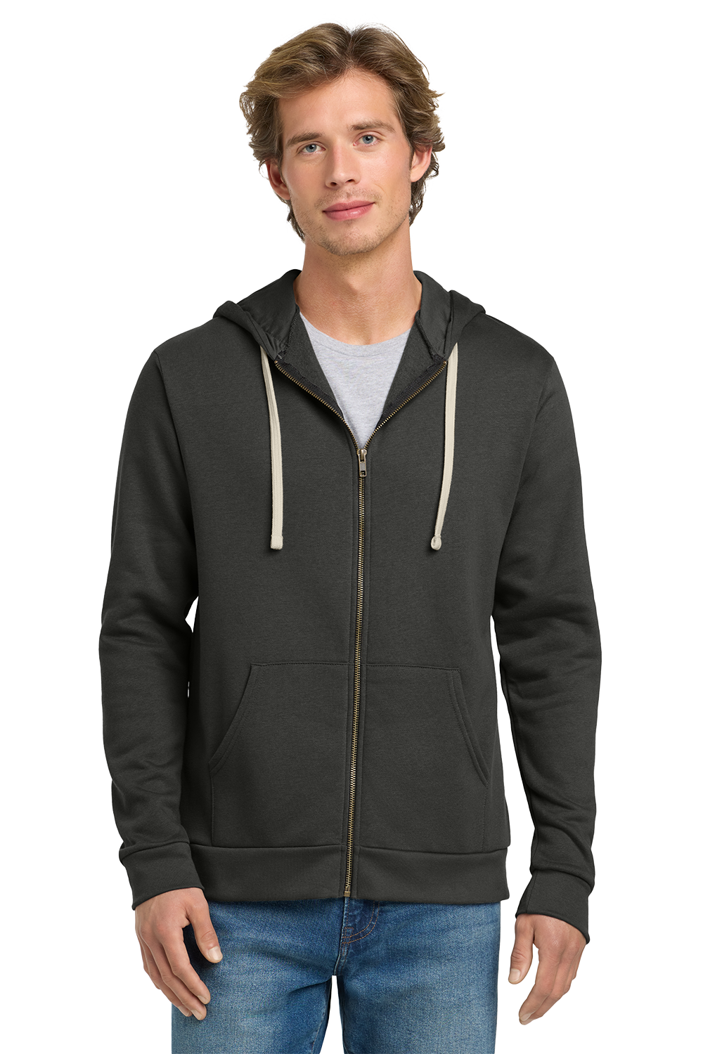 Premium Hoodie Full Zip -  Next Level Apparel Unisex Santa Cruz Zip Hoodie - NL9602