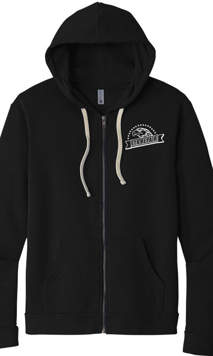 HOODIE FULL ZIP -  Next Level Santa Cruz Zip Hoodie NL9602 - JTR Repair