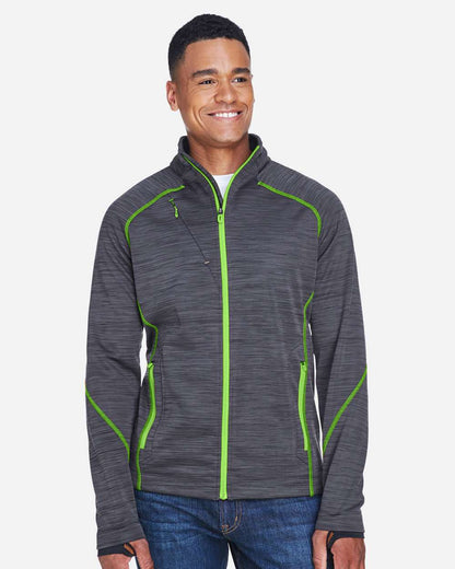 Jacket - North End Men's Flux Mélange Bonded Fleece Jacket - 88697