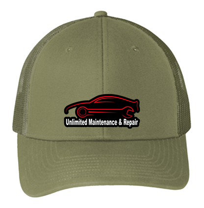 Baseball Hat - Snapback Trucker Cap C112 - Unlimited Maintenance and Repair