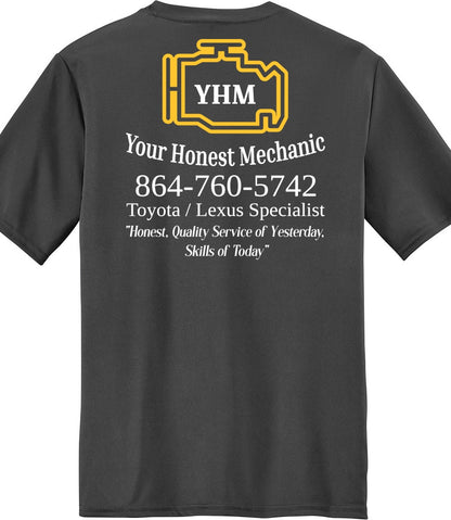 T-SHIRT - Moisture Wicking Performance PC380 - Your Honest Mechanic