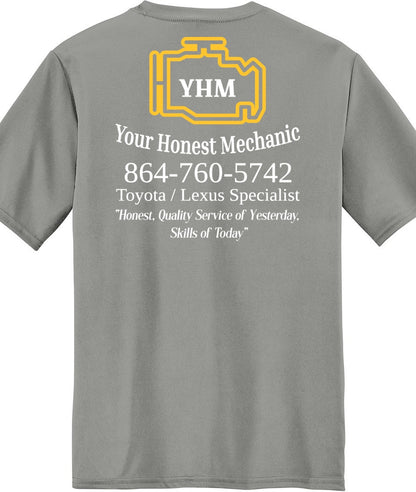 T-SHIRT - Moisture Wicking Performance PC380 - Your Honest Mechanic