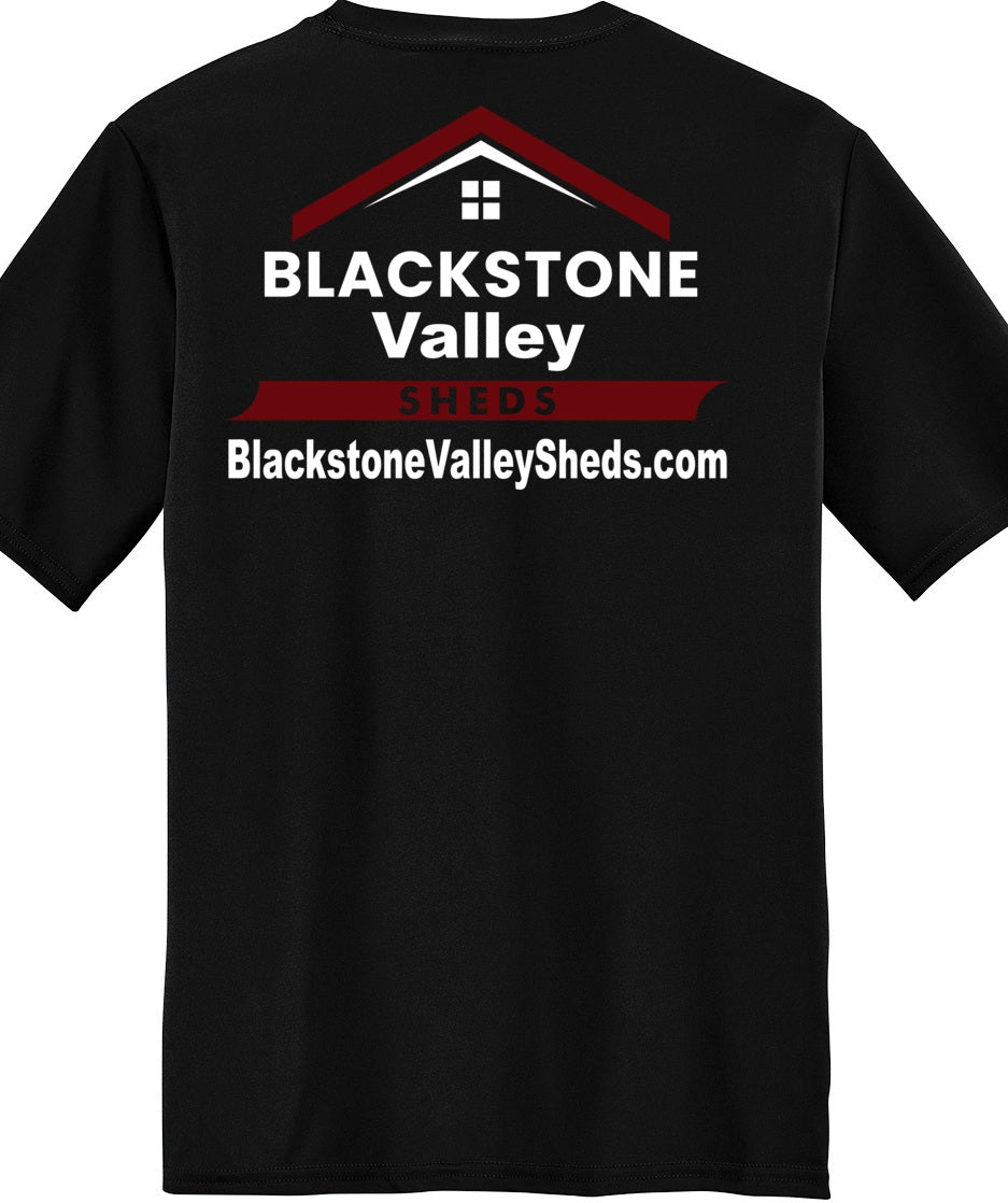 T-SHIRT - Moisture Wicking Performance PC380 - Blackstone Valley Sheds