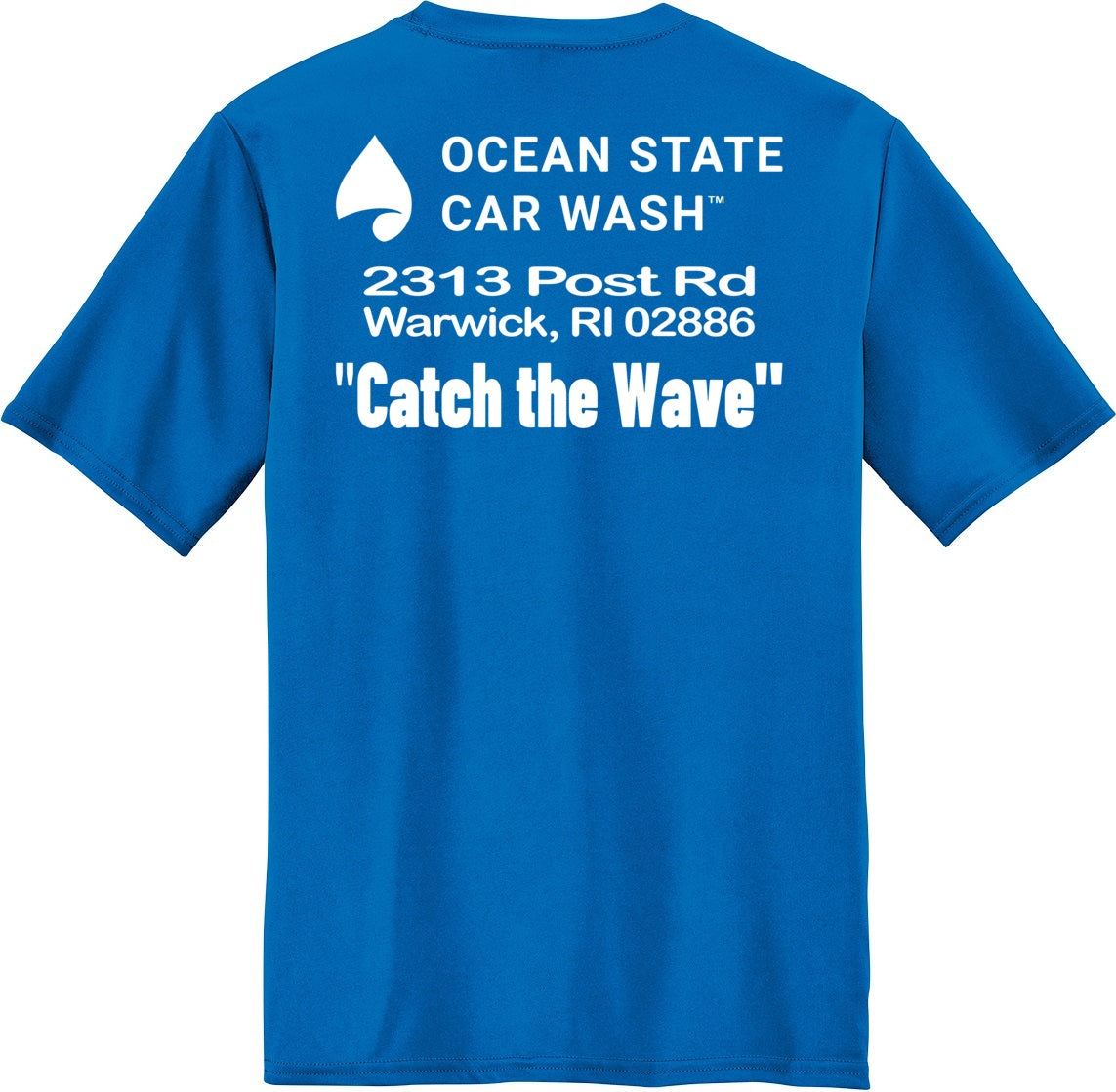 T-SHIRT - Moisture Wicking Performance PC380 - Ocean State Car Wash