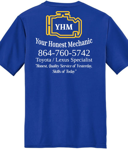 T-SHIRT - Moisture Wicking Performance PC380 - Your Honest Mechanic