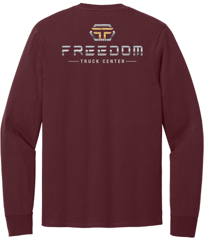 T-Shirt Economy - Port & Co Long Sleeve Core Cotton Tee - PC54LS - Freedom Truck Center