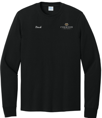 T-Shirt Economy - Port & Co Long Sleeve Core Cotton Tee - PC54LS - Freedom Truck Center