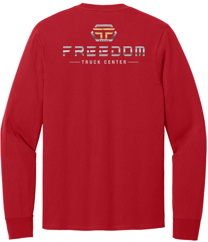 T-Shirt Economy - Port & Co Long Sleeve Core Cotton Tee - PC54LS - Freedom Truck Center