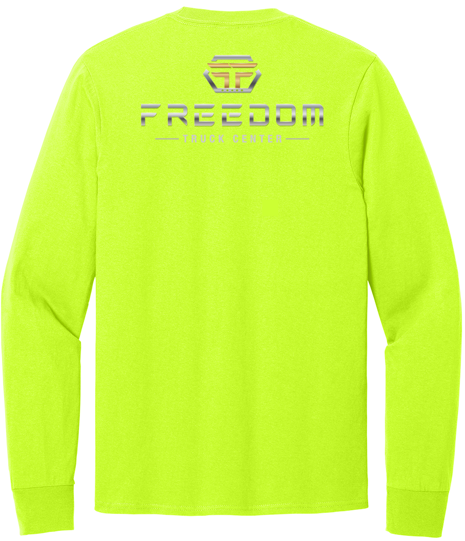 T-Shirt Economy - Port & Co Long Sleeve Core Cotton Tee - PC54LS - Freedom Truck Center