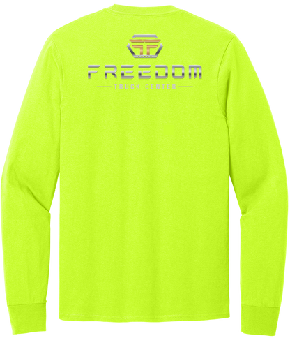 T-Shirt Economy - Port & Co Long Sleeve Core Cotton Tee - PC54LS - Freedom Truck Center