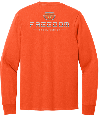 T-Shirt Economy - Port & Co Long Sleeve Core Cotton Tee - PC54LS - Freedom Truck Center