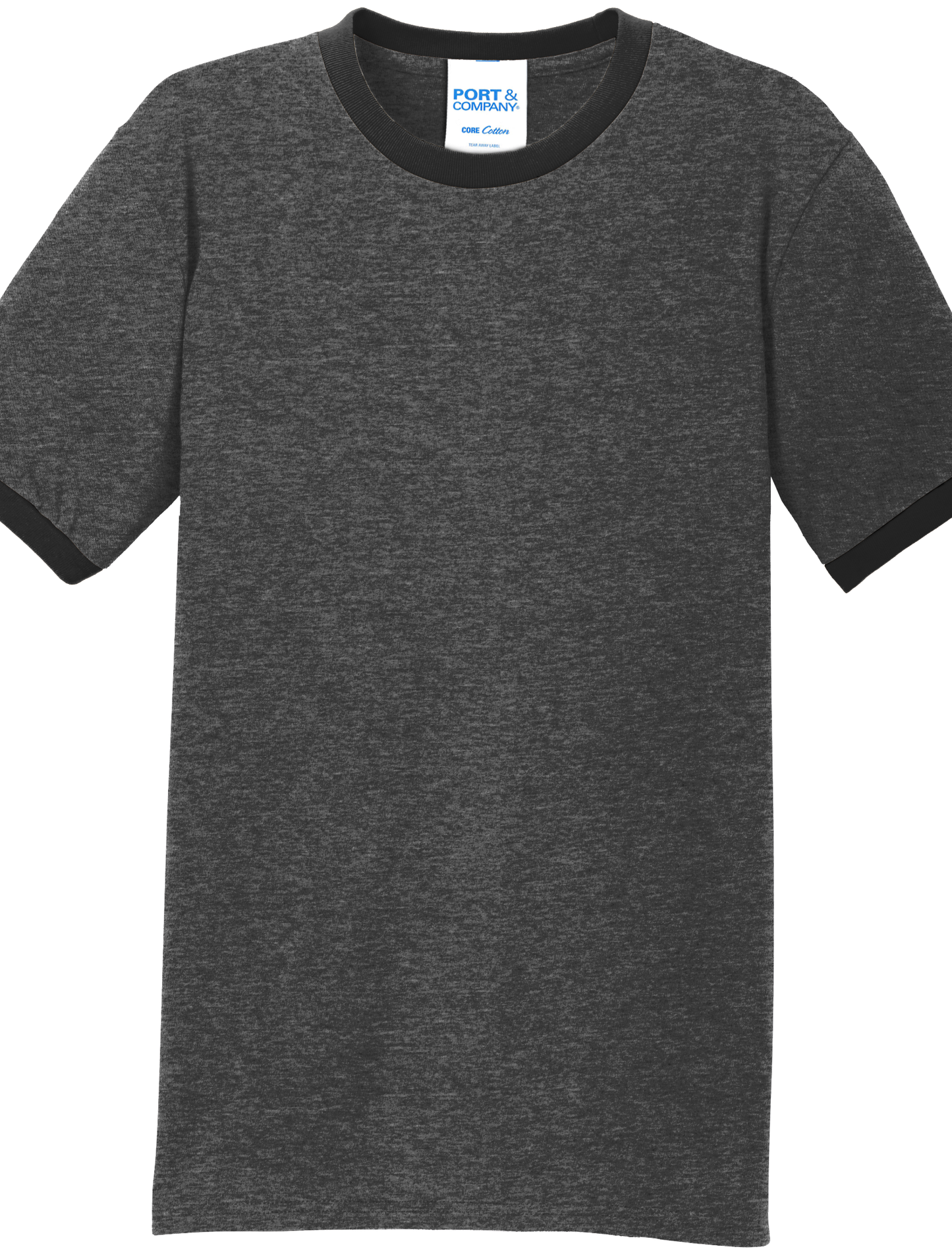 Economy T-Shirt Port & Co Core Cotton Ringer Tee PC54R - Technician Tees