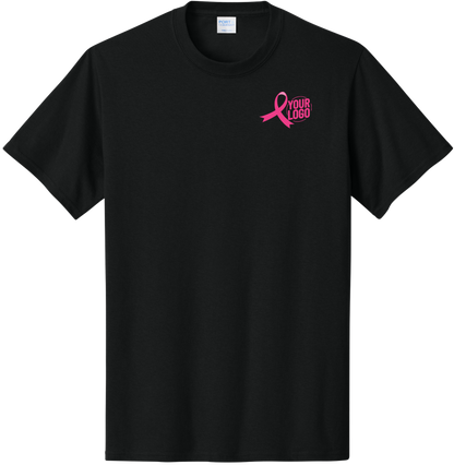 Brakes for Breasts - Tech Tee - Black - Port &amp; Co. Core Cotton PC54