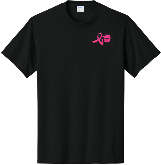 Brakes for Breasts - Tech Tee - Black - Port &amp; Co. Core Cotton PC54