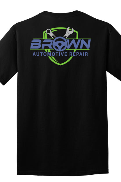 T-SHIRT Core Cotton PC54 - Brown Automotive Repair