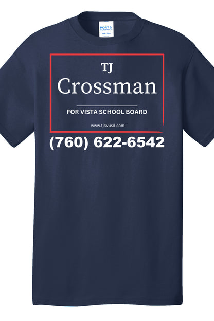 Port & Company® Core Cotton Tee PC54 - TJ Crossman for Vista School Board