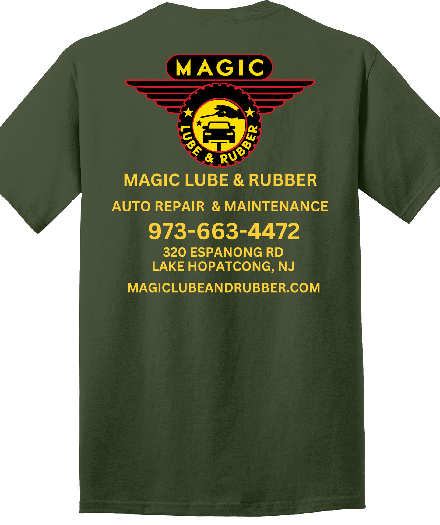 Economy T-Shirt Core Cotton PC54 - Magic Lube and Rubber