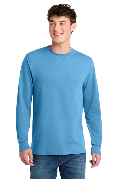 Economy - Long Sleeve Port & Co Core Cotton Tee - PC54LS
