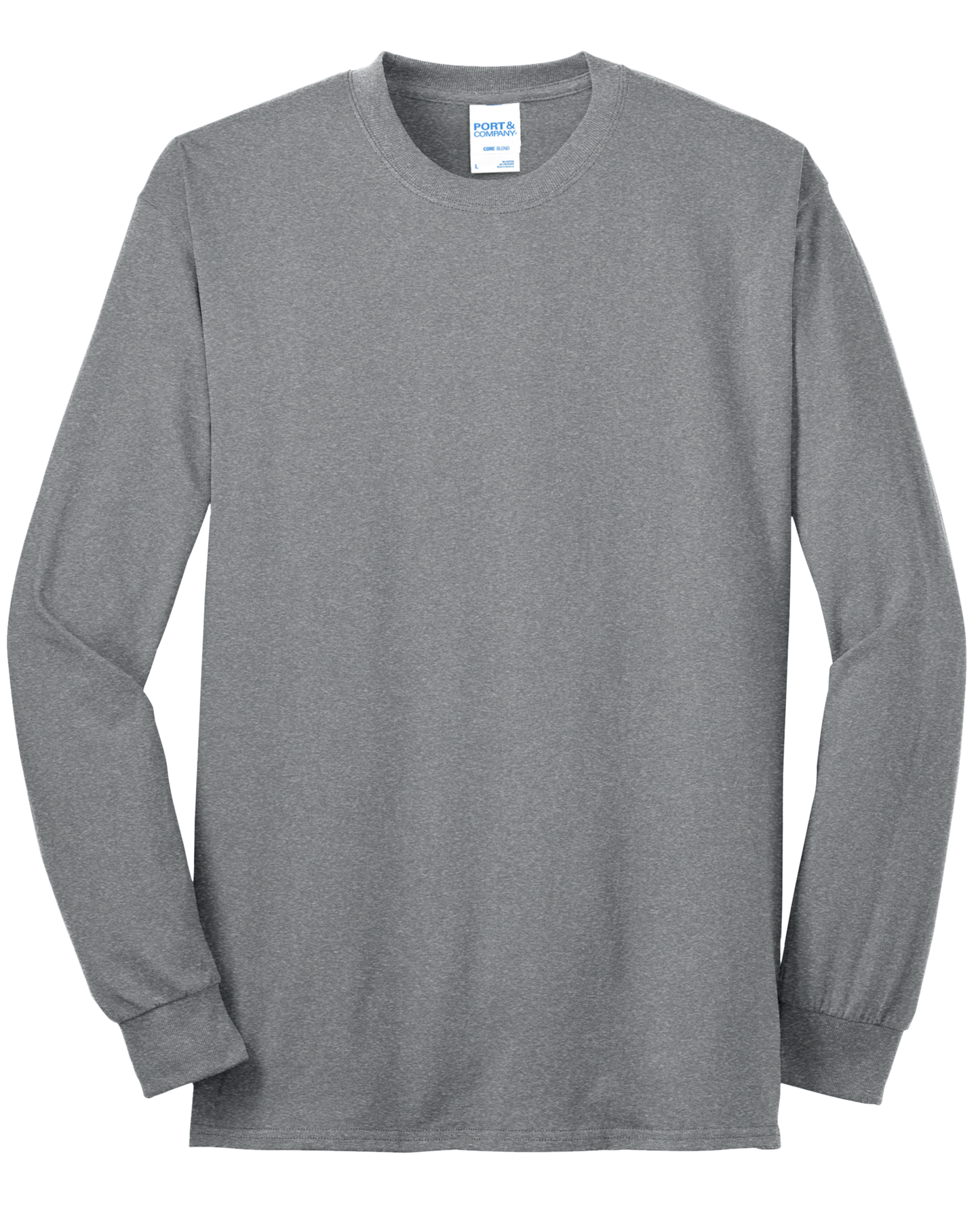 Economy T-Shirt - Long Sleeve - Core Blend Tee PC55LS - Technician Tees