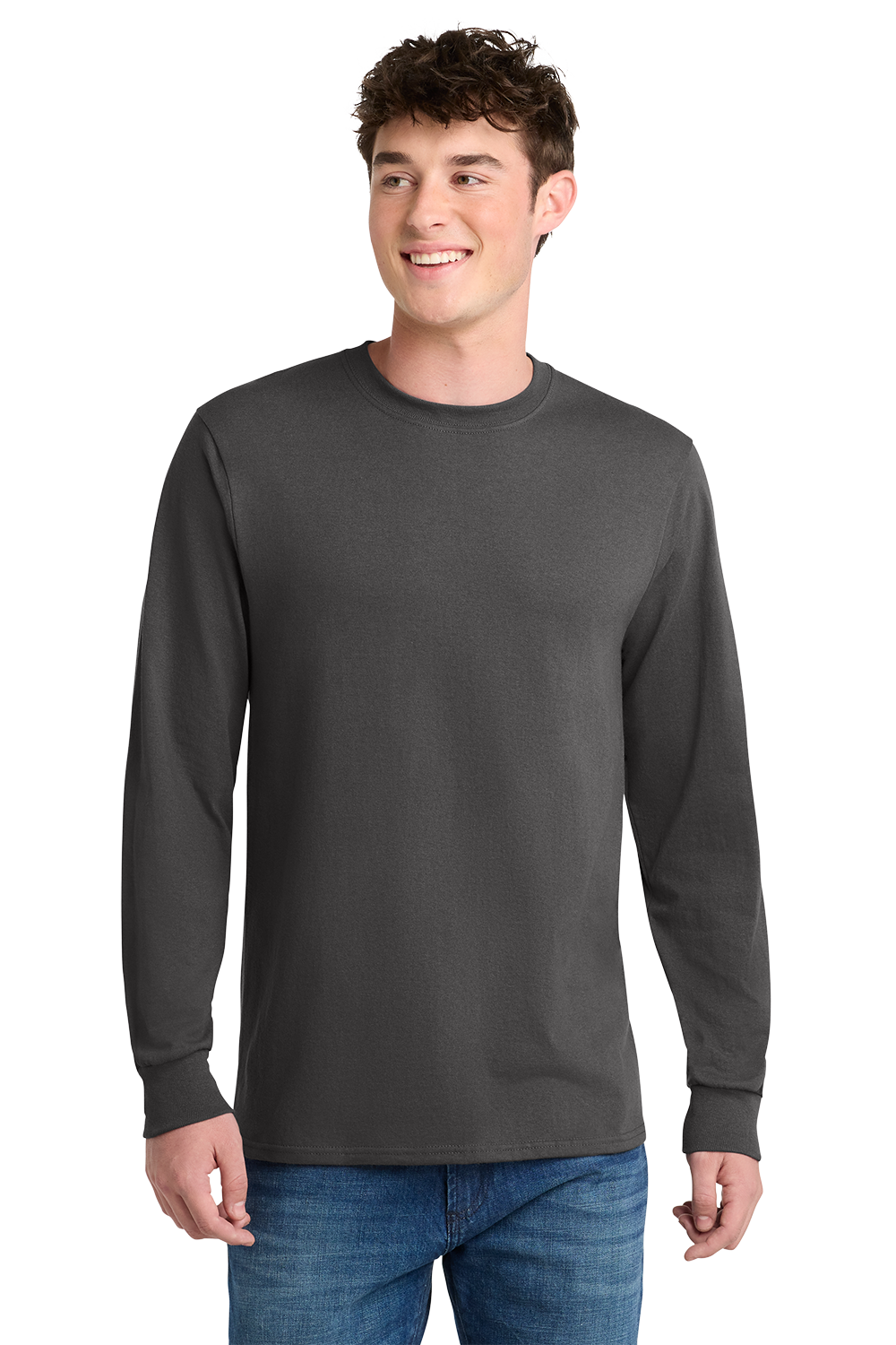 Economy - Long Sleeve Port & Co Core Cotton Tee - PC54LS