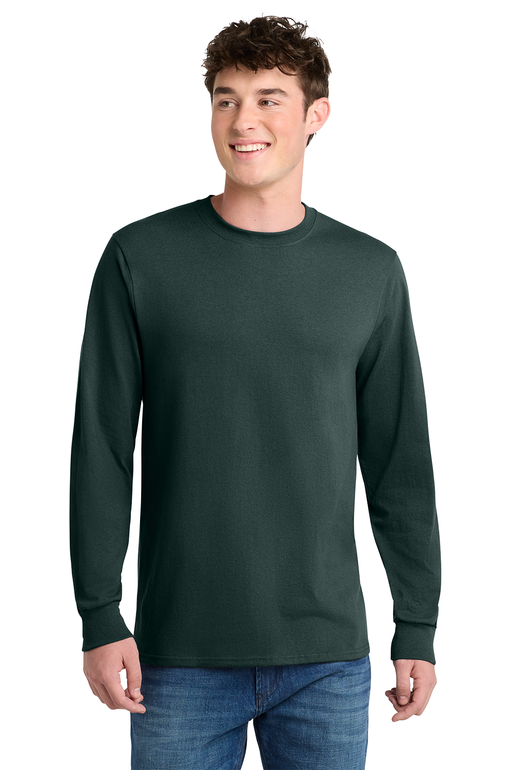 Economy - Long Sleeve Port & Co Core Cotton Tee - PC54LS