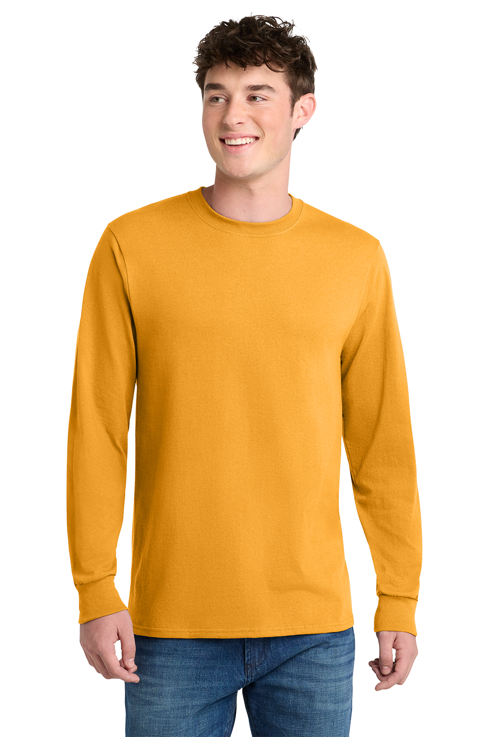 Economy - Long Sleeve Port & Co Core Cotton Tee - PC54LS
