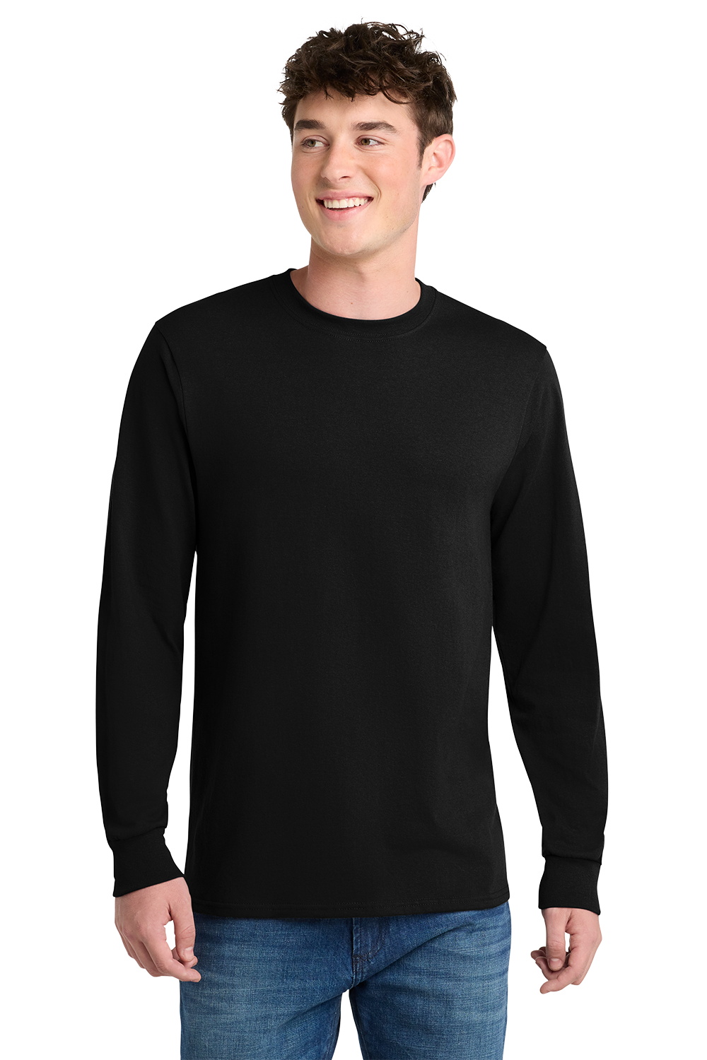 Economy - Long Sleeve Port & Co Core Cotton Tee - PC54LS