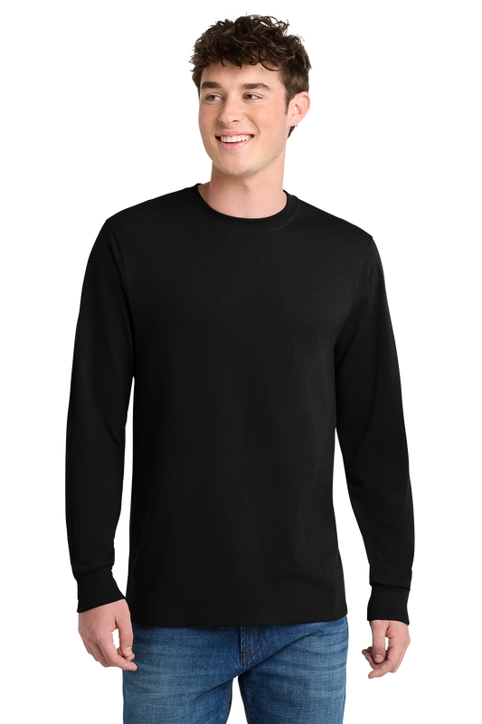 Economy - Long Sleeve Port & Co Core Cotton Tee - PC54LS
