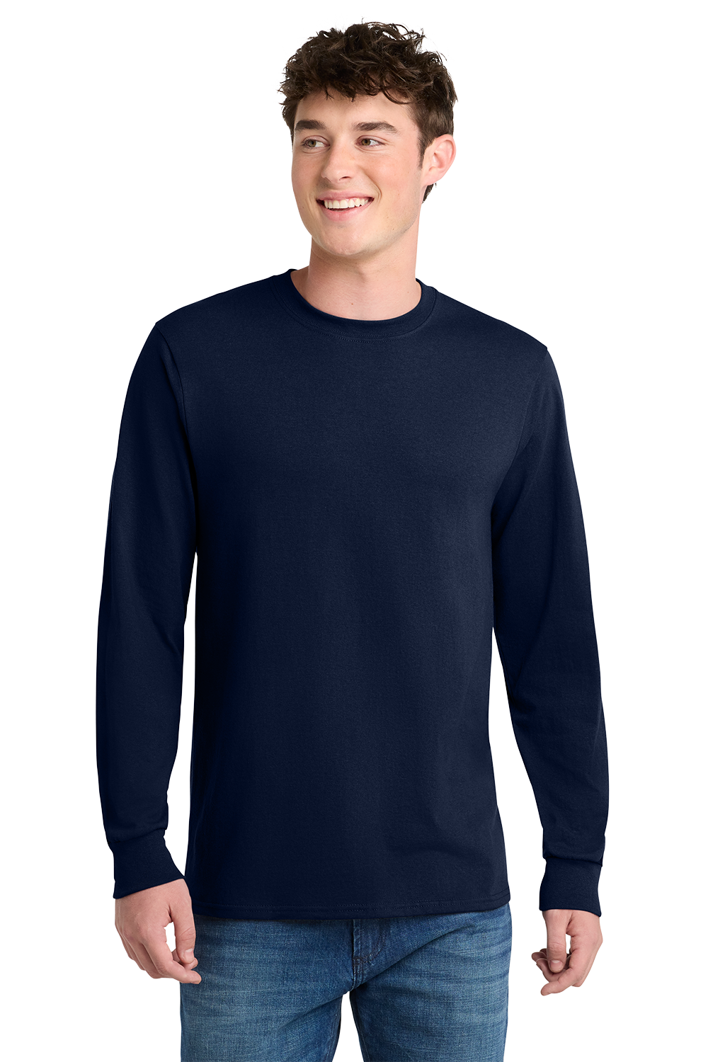 Economy - Long Sleeve Port & Co Core Cotton Tee - PC54LS