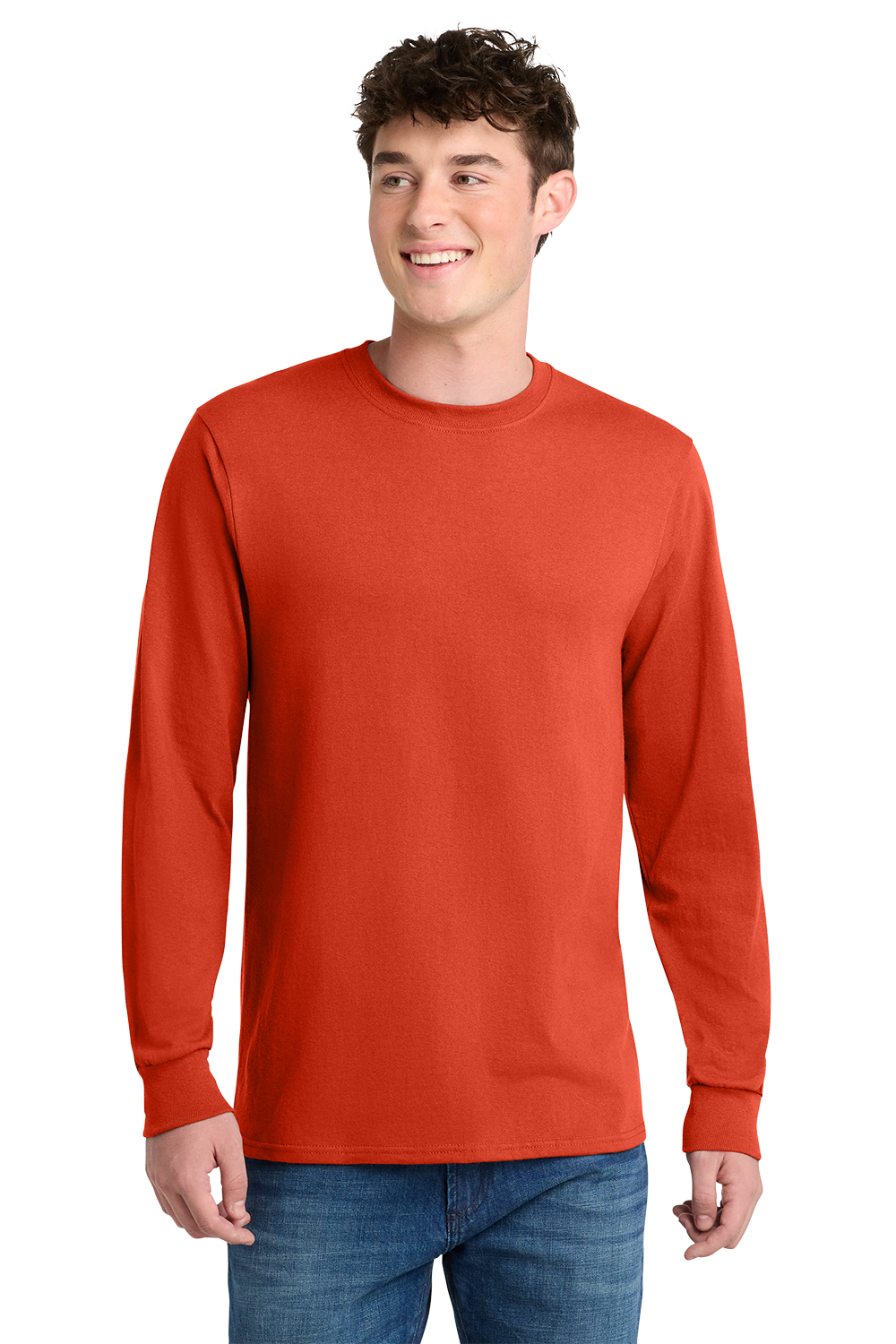 Economy - Long Sleeve Port & Co Core Cotton Tee - PC54LS