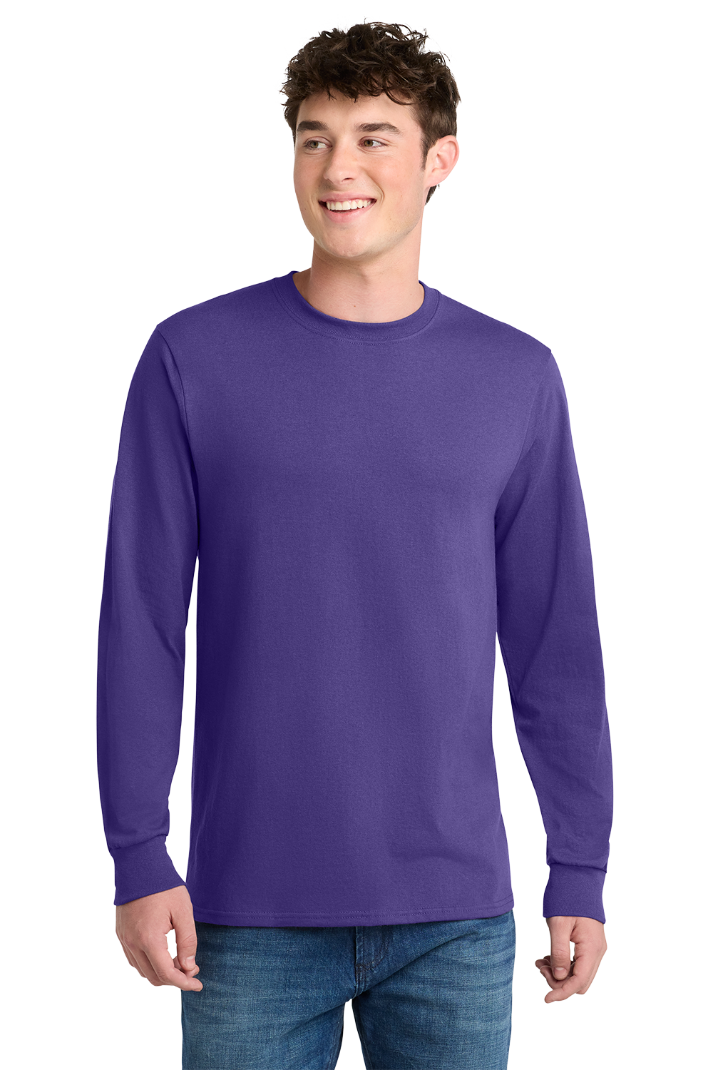 Economy - Long Sleeve Port & Co Core Cotton Tee - PC54LS