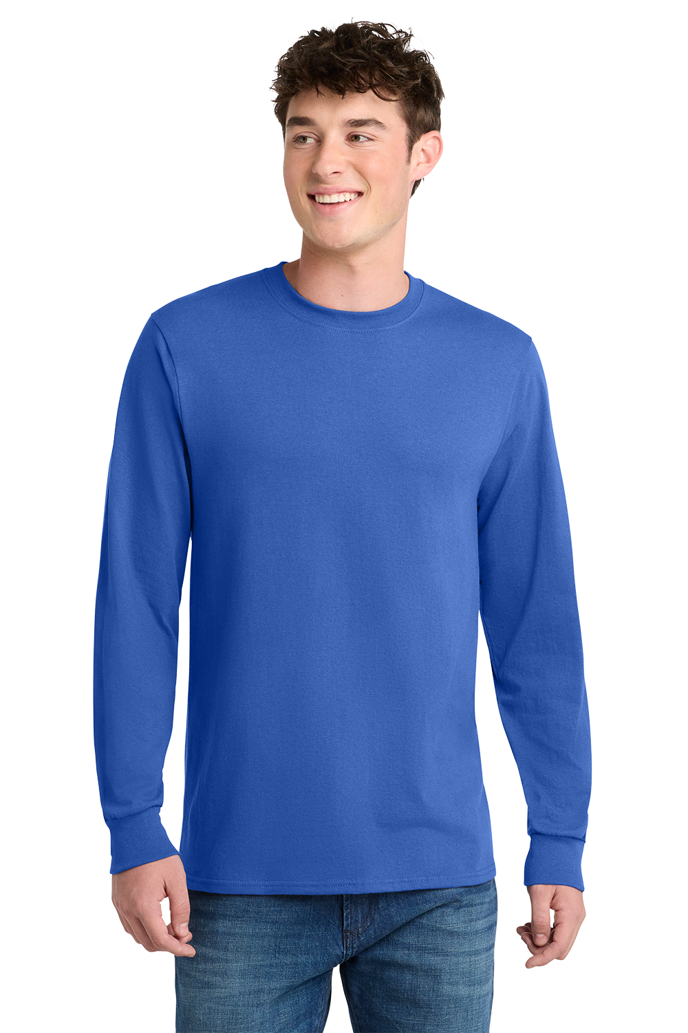 Economy - Long Sleeve Port & Co Core Cotton Tee - PC54LS