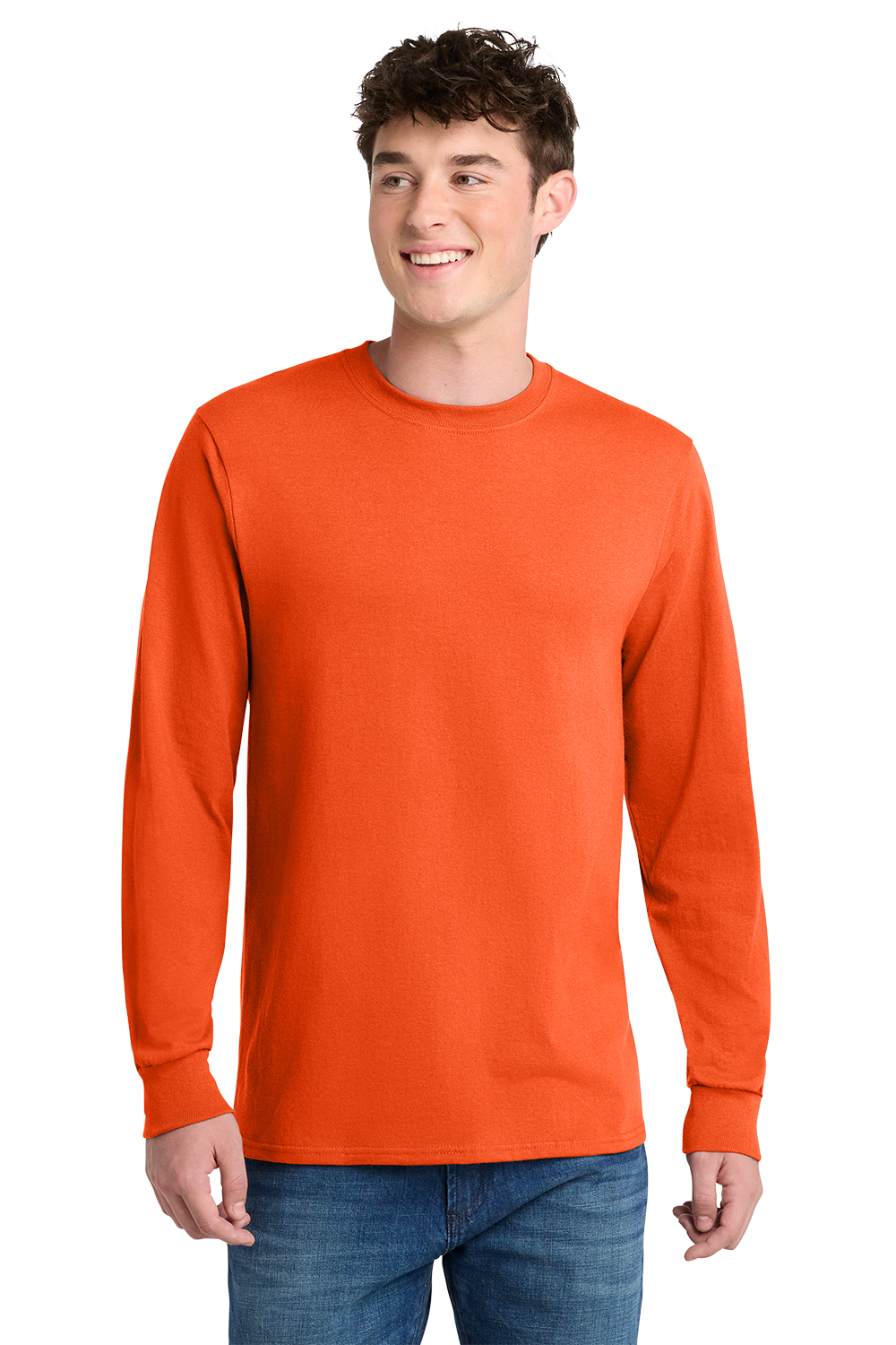 Economy - Long Sleeve Port & Co Core Cotton Tee - PC54LS