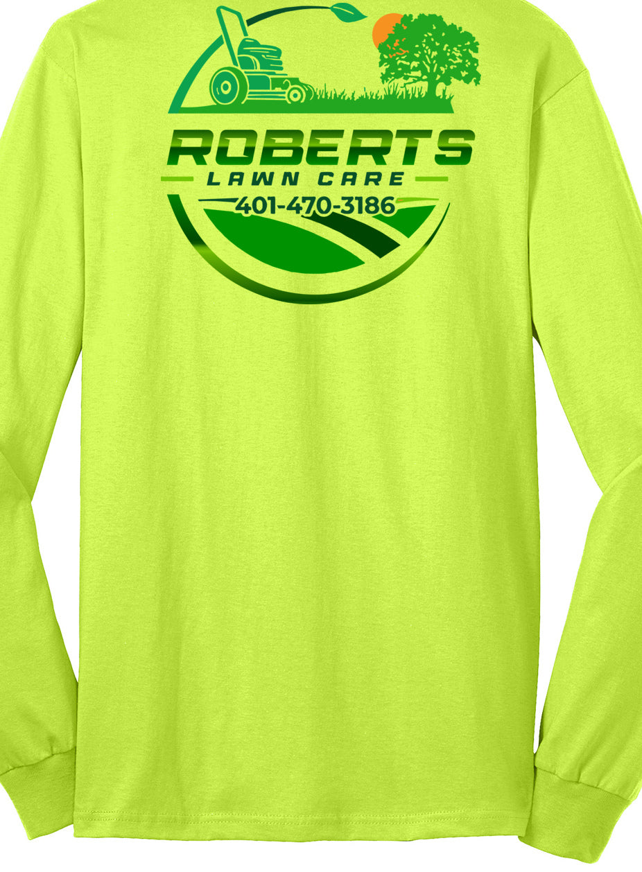 Long Sleeve T-Shirt - Port and Company Core Blend Tee PC55LS - Roberts Lawn Care