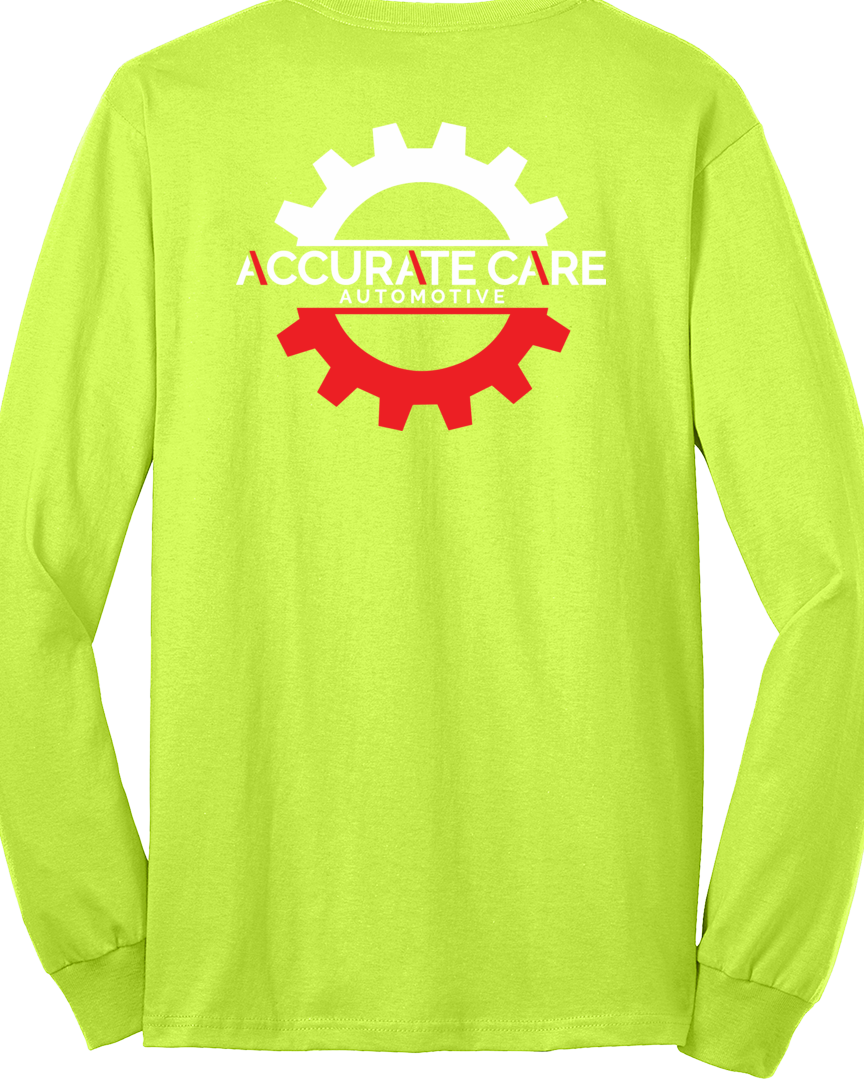 T-SHIRT Long Sleeve - Port & Co. Core Blend Tee PC55LS - Accurate Care Automotive